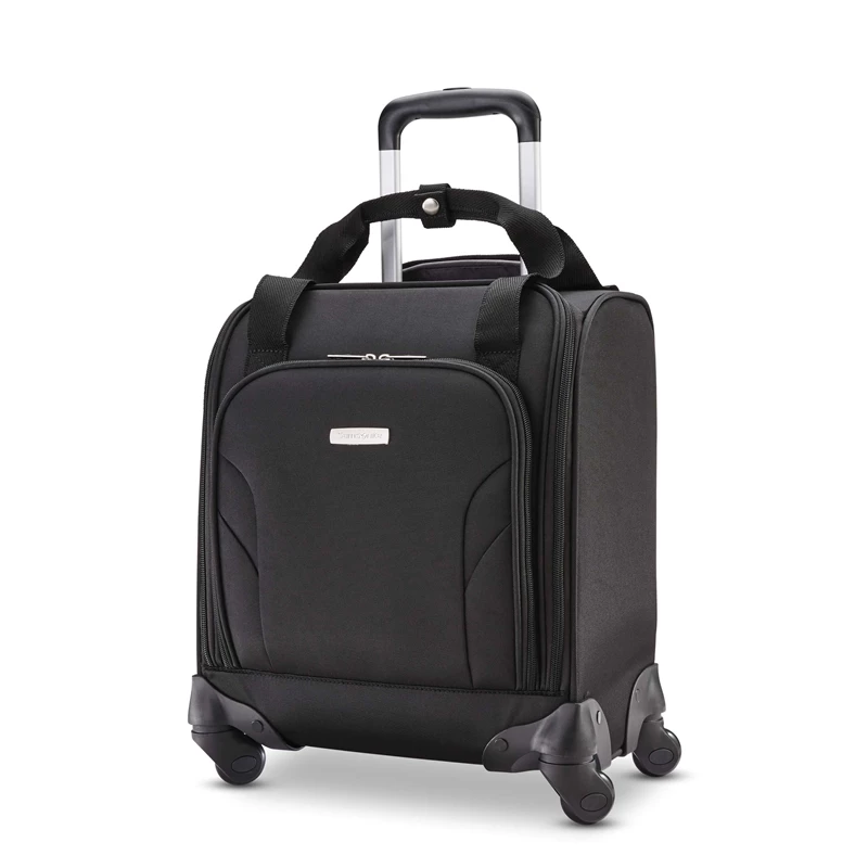 Light Beige / Grey Samsonite Spinner Underseater with USB Port Underseat Luggage | 7586-TWOGL