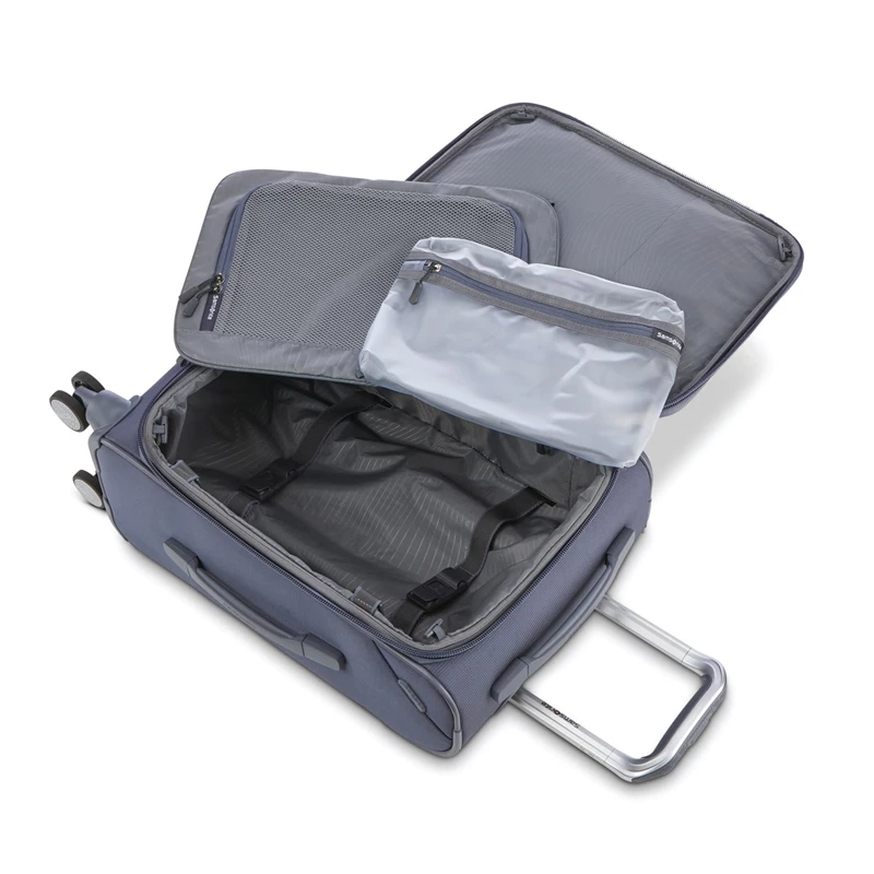 Slate Samsonite Ascentra 22 x 14 x 9 Carry-On Spinner Softside Luggage | 1756-HWXMQ