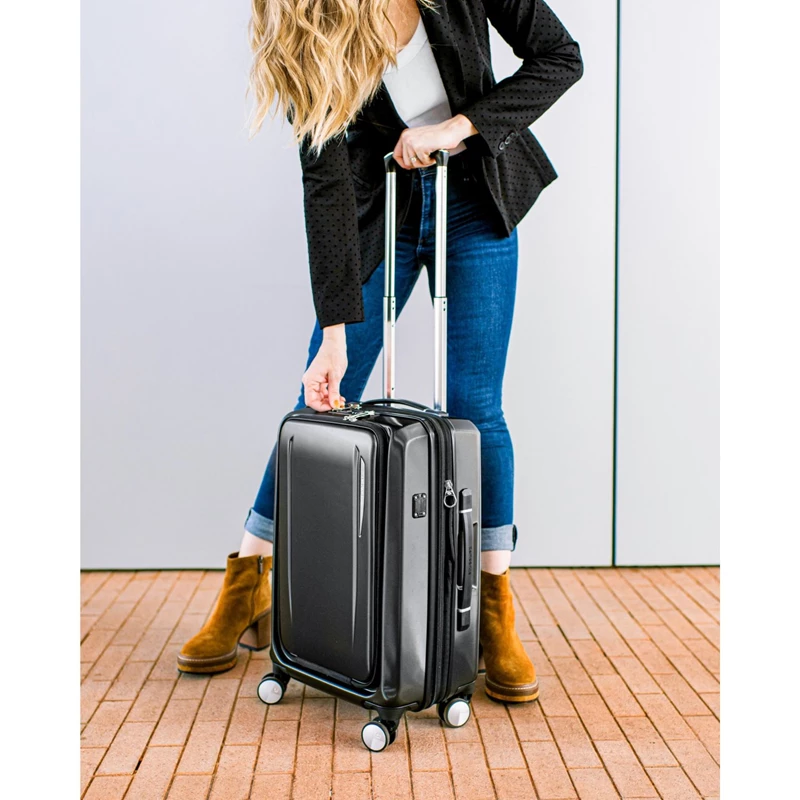 Graphite Samsonite Just Right Carry-On Spinner Spinner Luggage | 9203-IMAVK