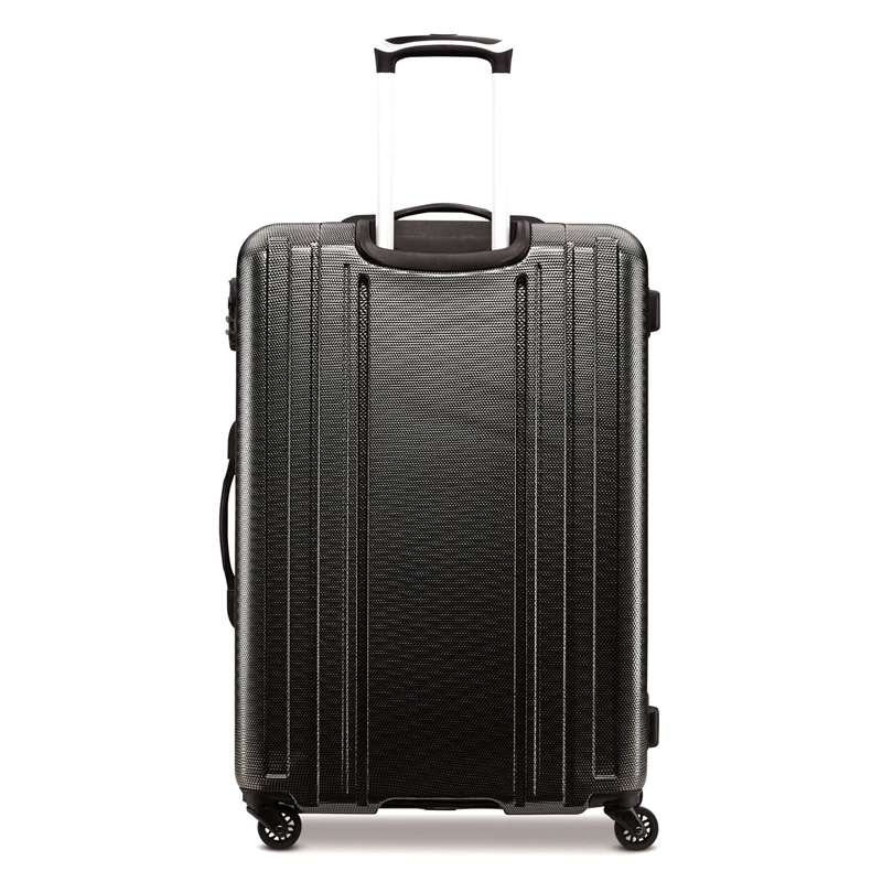 Silver Samsonite Carbon 2 Large Spinner Checked Luggage | 0763-JEVWN