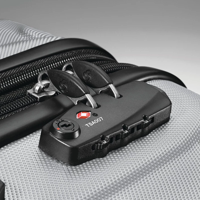 Silver Samsonite Omni PC 3 Piece Spinner Set Luggage Sets | 3546-VXZFA