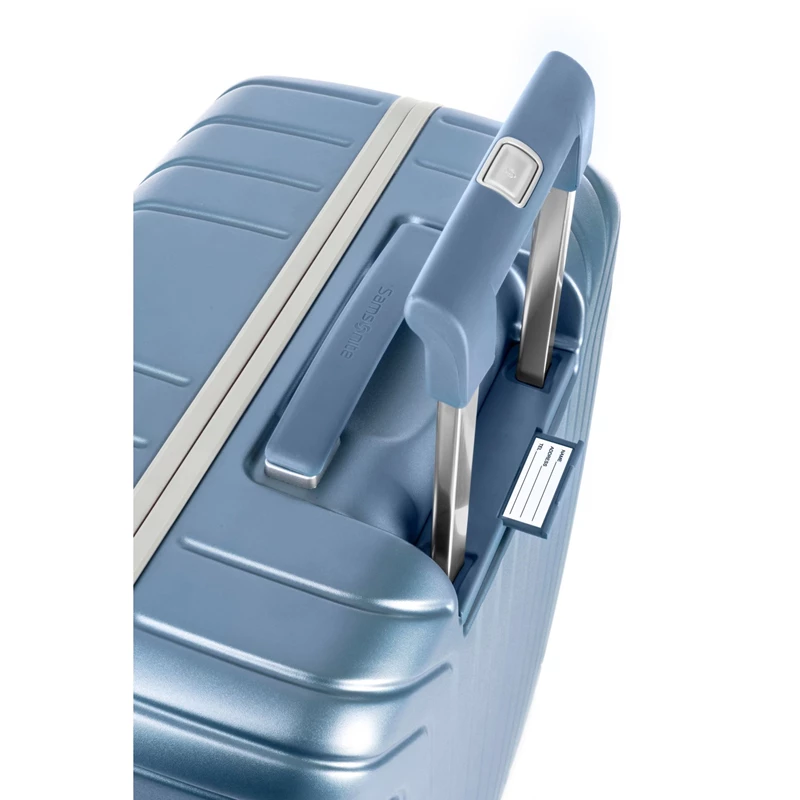 Ice Blue Samsonite Lite-Frame Checked Spinner Checked Luggage | 1308-OGVMK