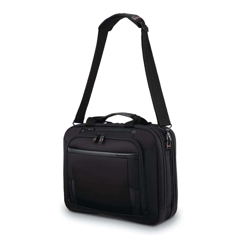 Black Samsonite Samsonite Pro Double Compartment Brief Laptop Bags & Briefcases | 5208-RQIJZ