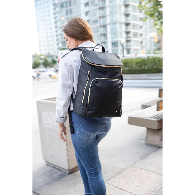 Black Samsonite Mobile Solution Deluxe Backpack Business Bags | 1573-YAOGN