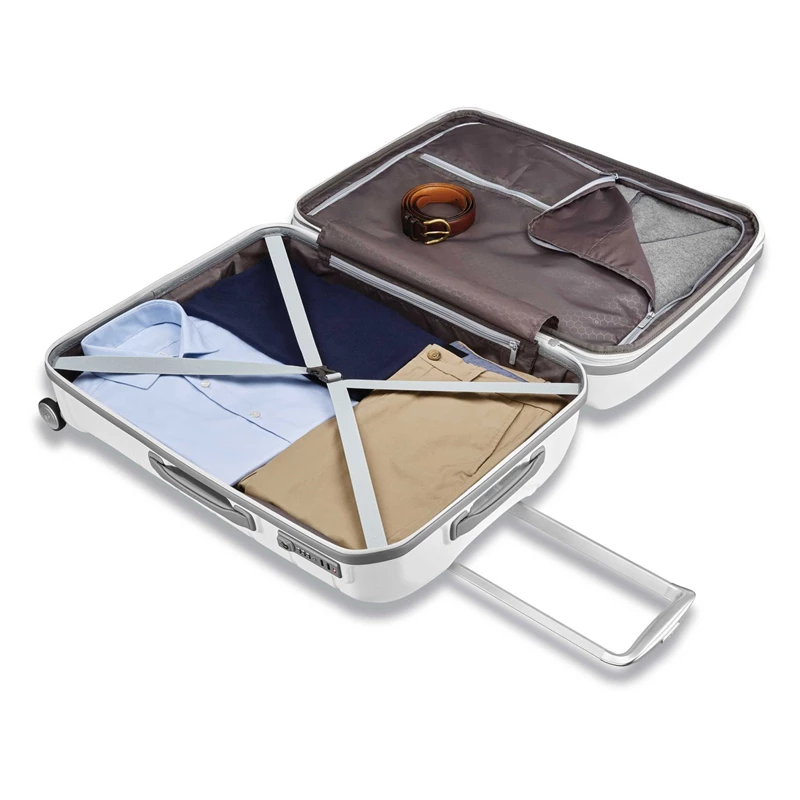 White Samsonite Freeform 2 Piece Set Hardside Luggage | 2359-WAEFT