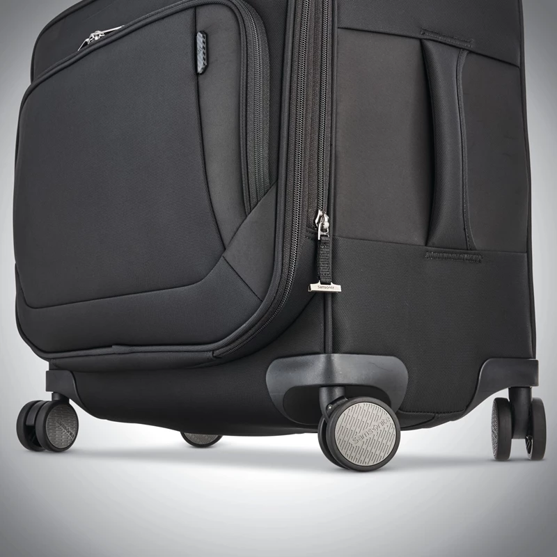 Black Samsonite Theorym Medium Glider Softside Luggage | 4095-RTCAB