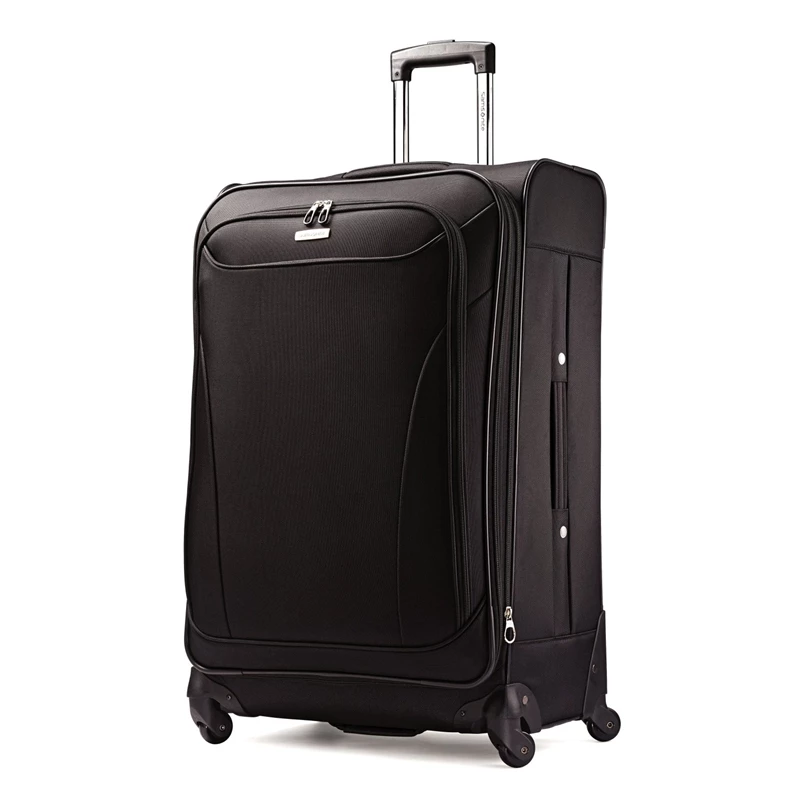 Black Samsonite Bartlett Large Spinner Checked Luggage | 6850-ZVLJX