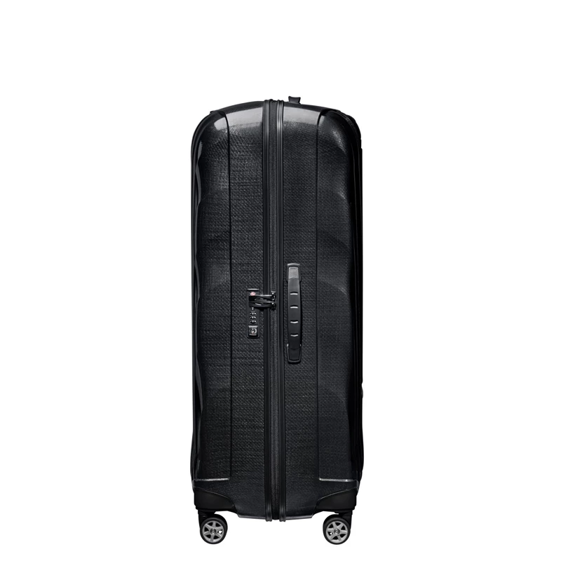 Black Samsonite C-Lite Extra Large Spinner Checked Luggage | 9042-QLGKP