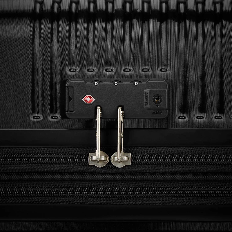 Aluminum Silver Samsonite Alliance SE Large Spinner Checked Luggage | 0418-EWIDQ