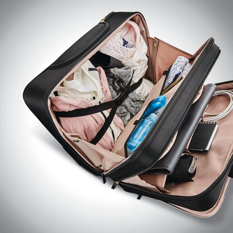 Black Samsonite Mobile Solution Upright Wheeled Mobile Office Wheeled Briefcases | 5082-SITDJ