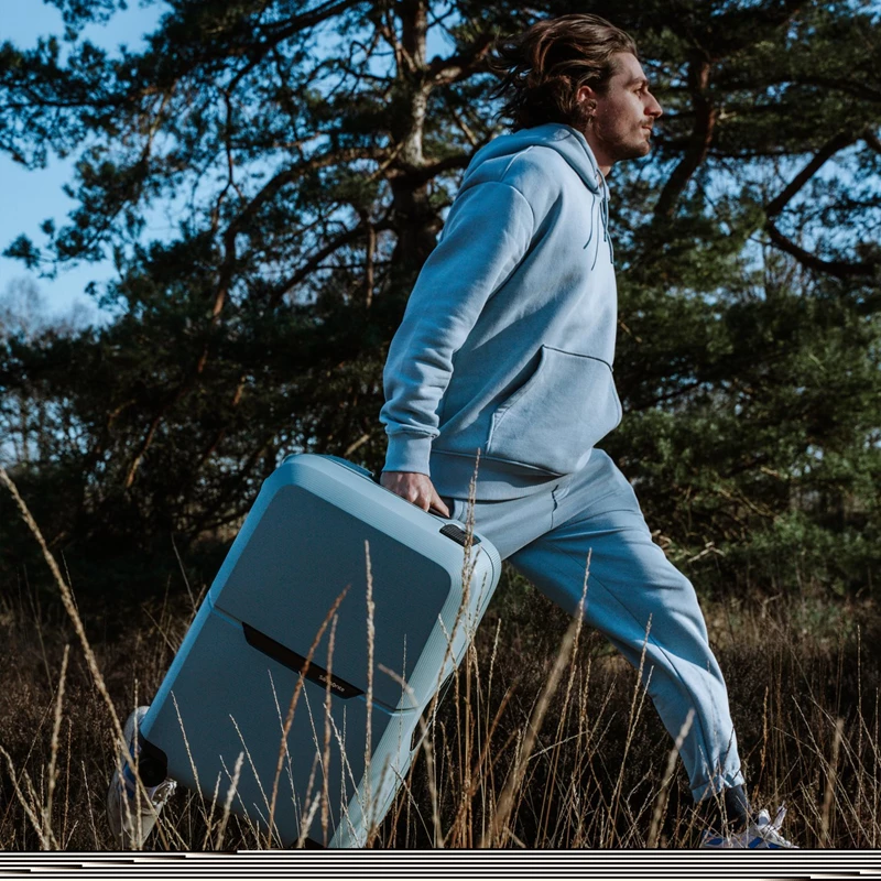 Forest Green Samsonite Maxsum Eco Large Spinner Checked Luggage | 4902-GRMXB