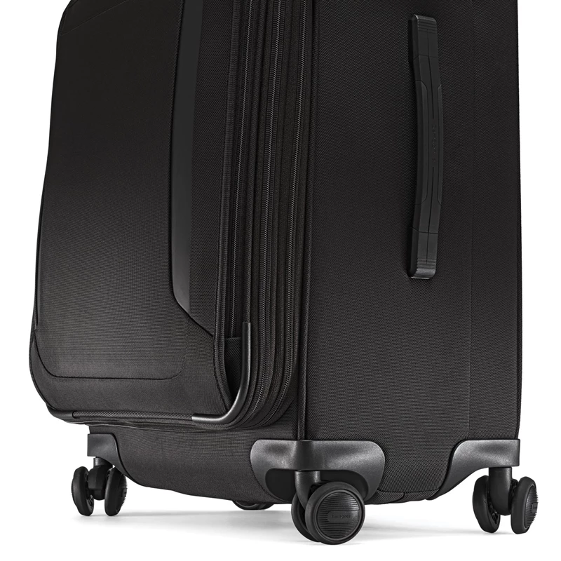 Black Samsonite Armage II Large Expandable Spinner Checked Luggage | 9506-HJQKN