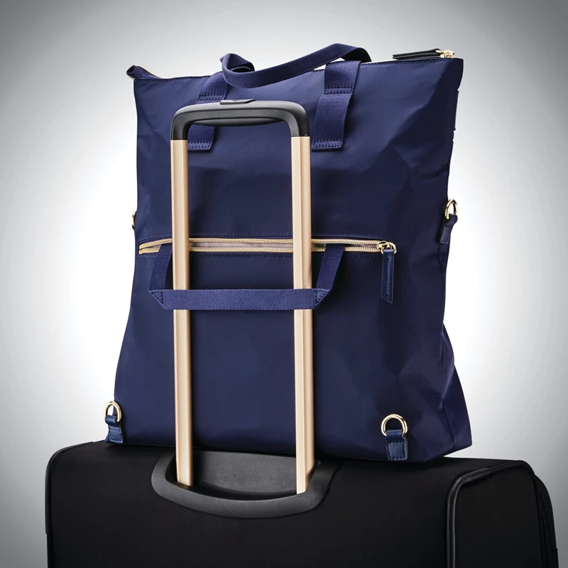 Navy Blue Samsonite Mobile Solution Convertible Backpack Laptop Backpacks | 6459-KUJEF