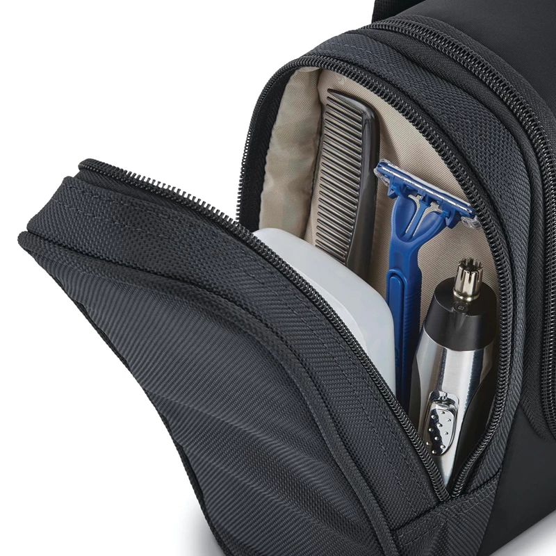 Black/Gunmetal Samsonite NuRoad Hanging Travel Kit Toiletry & Cosmetic Kits | 6921-ZIQCM