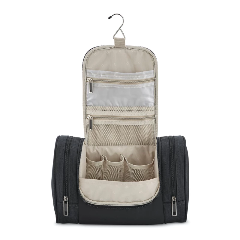 Black/Gunmetal Samsonite NuRoad Hanging Travel Kit Toiletry & Cosmetic Kits | 6921-ZIQCM
