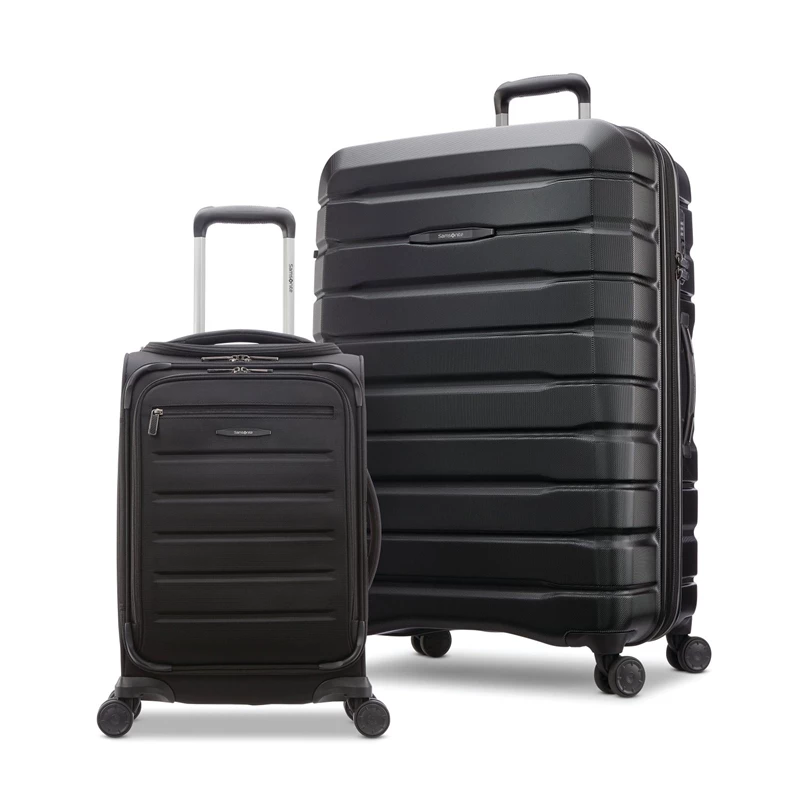 Black Samsonite Equilibrium 2 Piece Set Luggage Sets | 4950-NTOKM