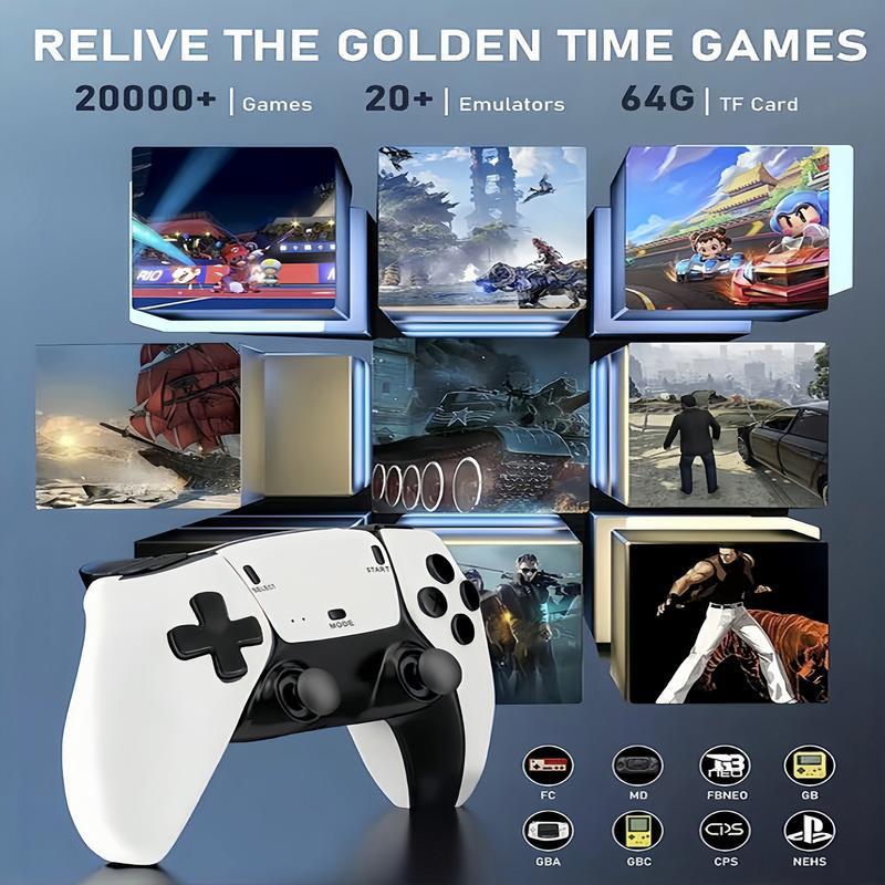 4K HDMI Output -20000+ Games Wireless Retro GameConsole Stick, Retro Plug and Play Video Game Stick,26Emulators,2.4G Wireless Controllers Gaming Accessories - Game Consoles
