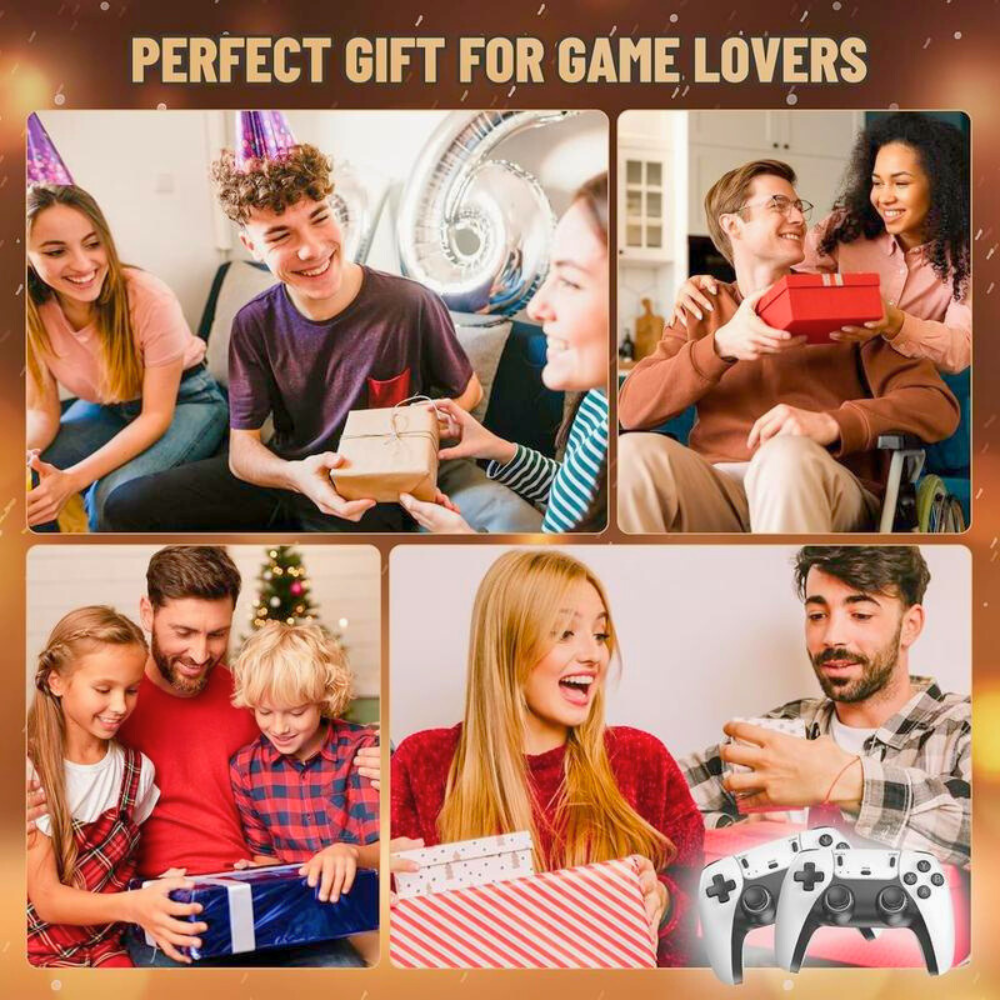 4K HDMI Output -20000+ Games Wireless Retro GameConsole Stick, Retro Plug and Play Video Game Stick,26Emulators,2.4G Wireless Controllers Gaming Accessories - Game Consoles