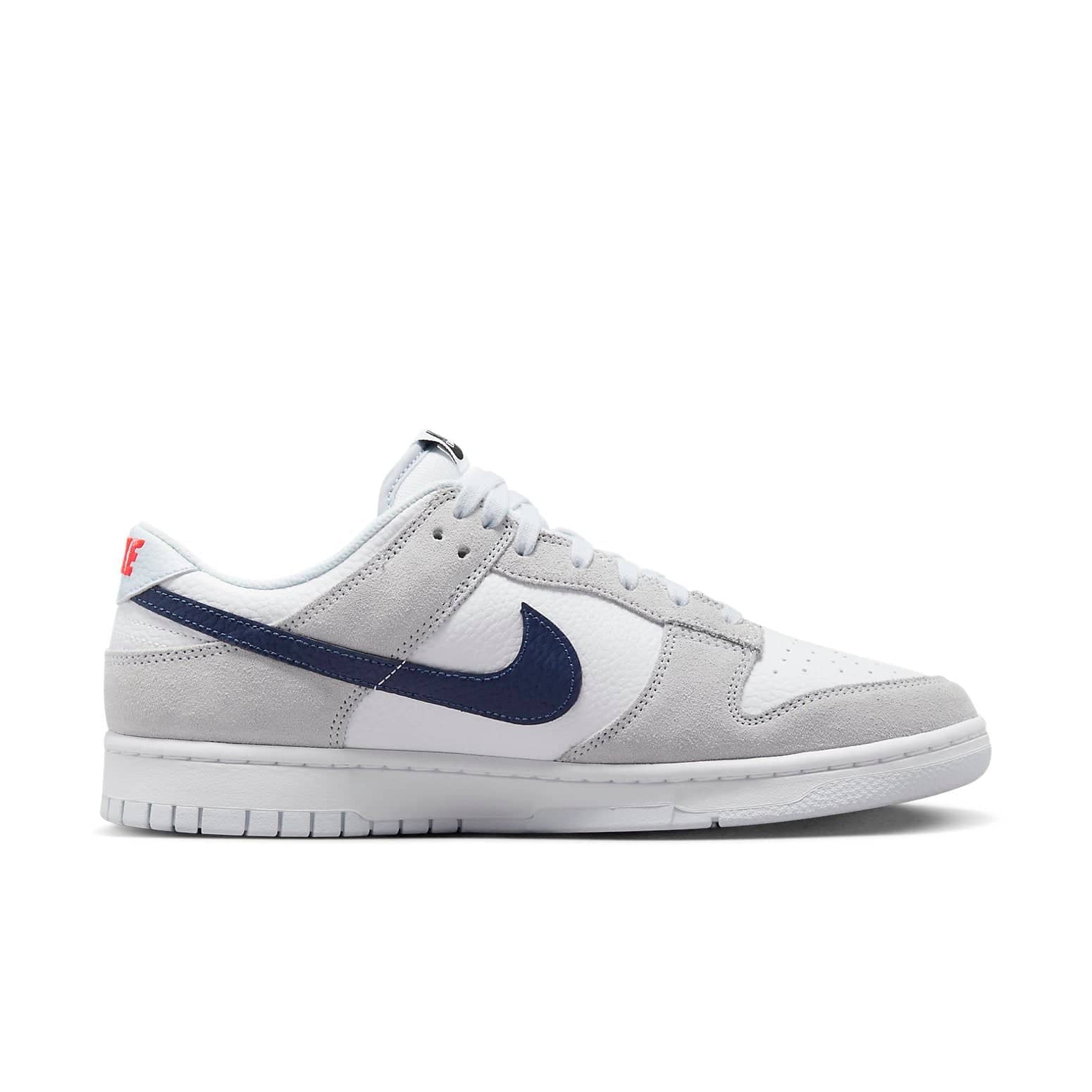 Nike Dunk Low  Mini Swoosh - White Grey Navy Aqua - Nike Dunk Low  Mini Swoosh - White Grey Navy Aqua - Jordan 1s - AIR Jordan 1