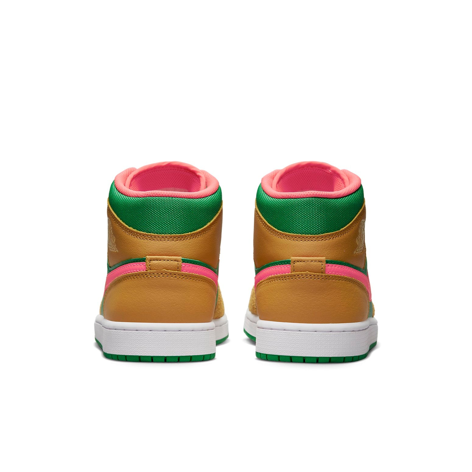 Jordan Air Jordan 1 Mid Wheat Watermelon - Jordan Air Jordan 1 Mid Wheat Watermelon - Jordan 1s - AIR Jordan 1