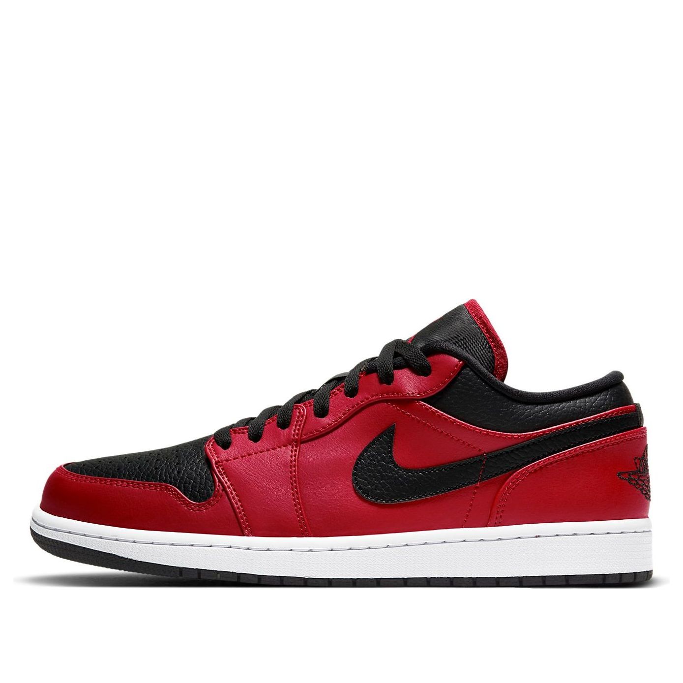 Air Jordan 1 Low  Reverse Bred Pebbled Swoosh - Air Jordan 1 Low  Reverse Bred Pebbled Swoosh - Jordan 1s - AIR Jordan 1