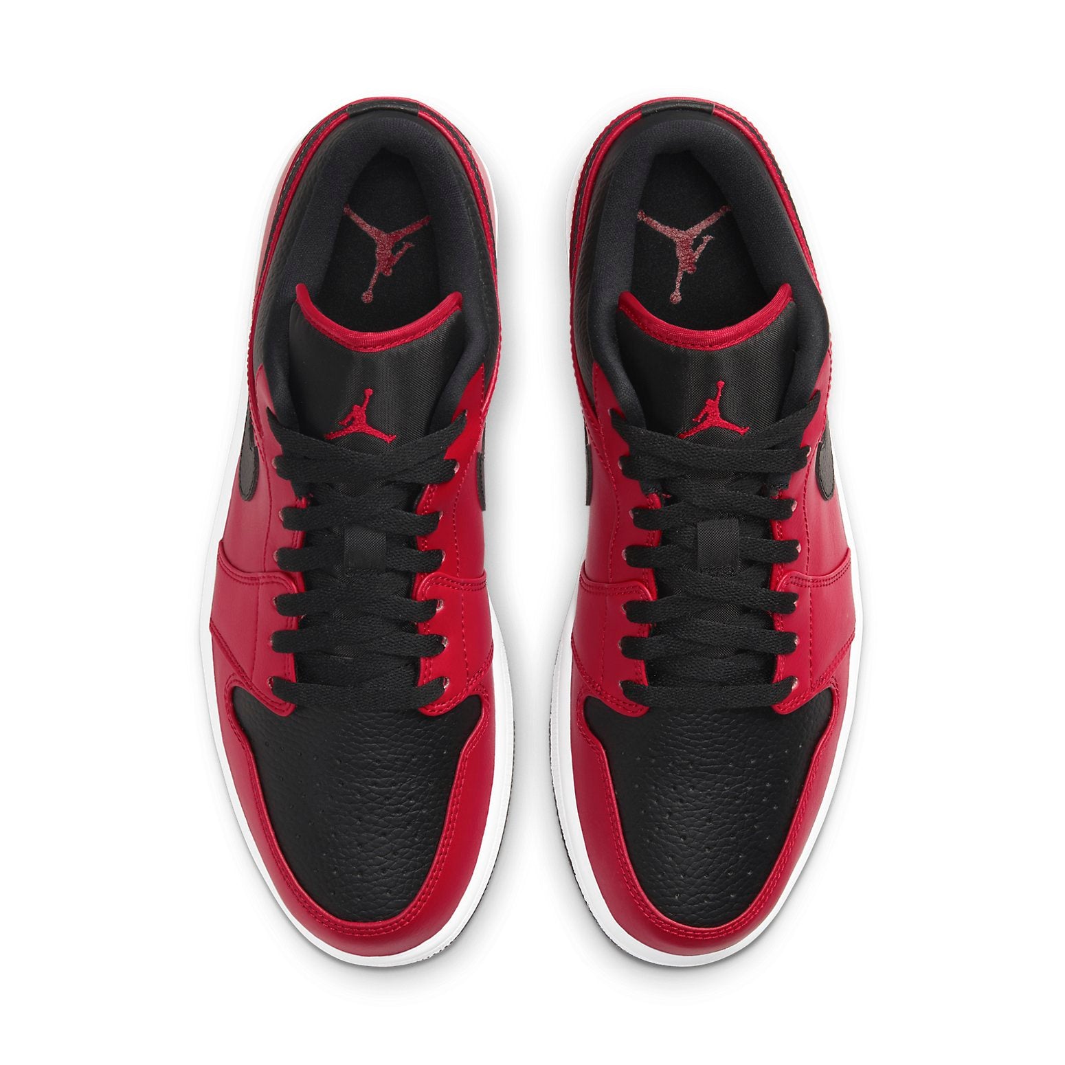 Air Jordan 1 Low  Reverse Bred Pebbled Swoosh - Air Jordan 1 Low  Reverse Bred Pebbled Swoosh - Jordan 1s - AIR Jordan 1