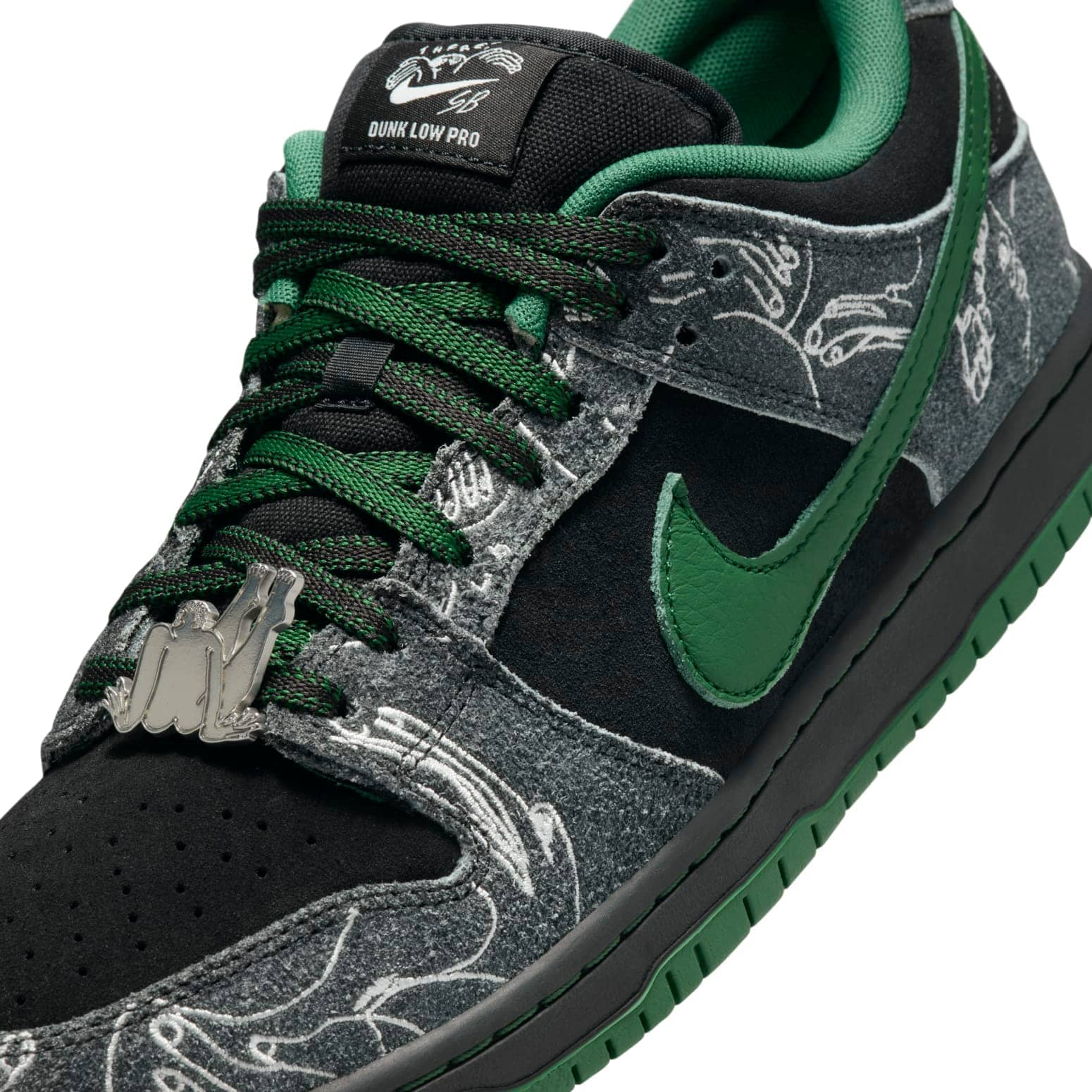 Nike x There Skateboard SB Dunk Low Pro  Anthracite Gorge Green - Nike x There Skateboard SB Dunk Low Pro  Anthracite Gorge Green - Jordan 1s - AIR Jordan 1
