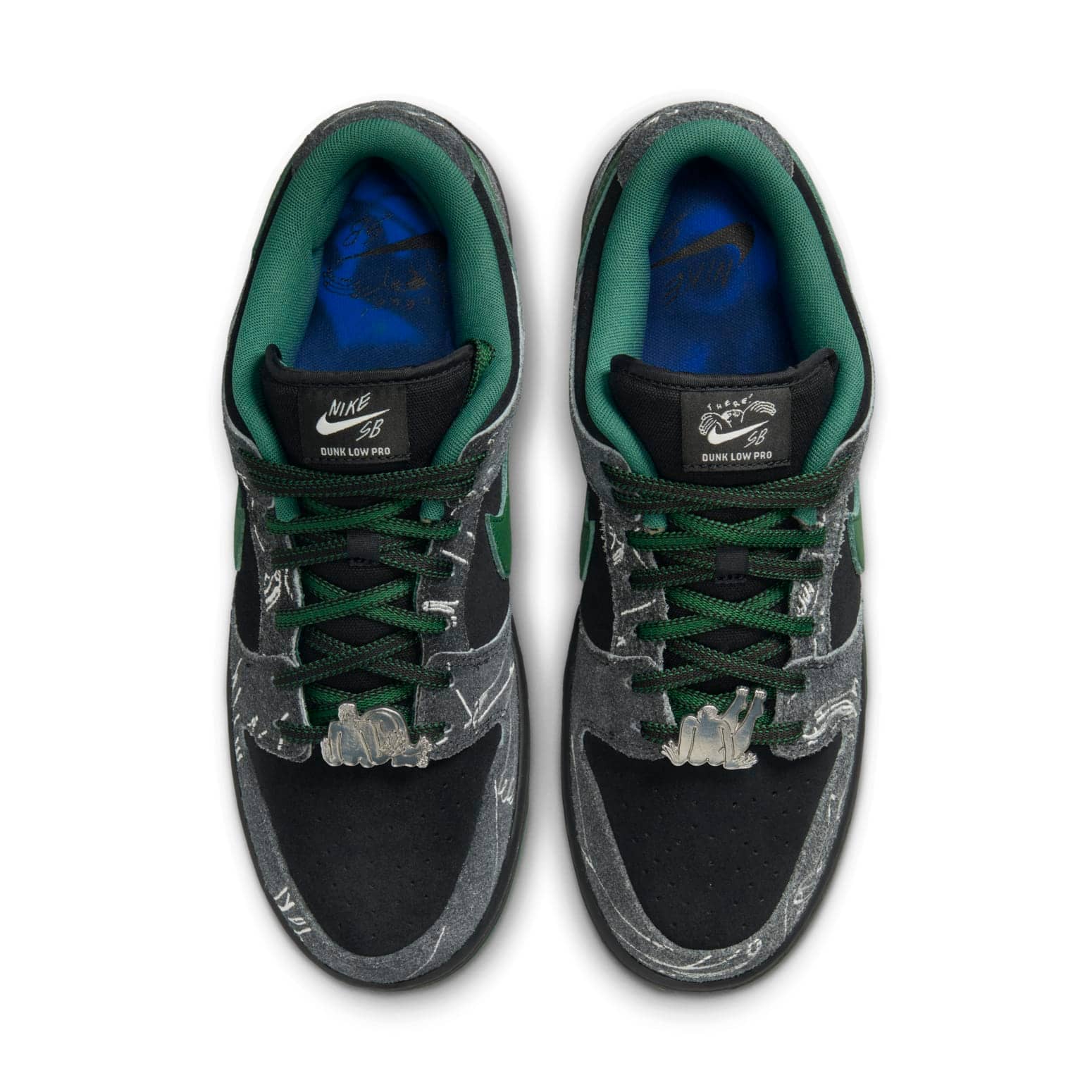 Nike x There Skateboard SB Dunk Low Pro  Anthracite Gorge Green - Nike x There Skateboard SB Dunk Low Pro  Anthracite Gorge Green - Jordan 1s - AIR Jordan 1