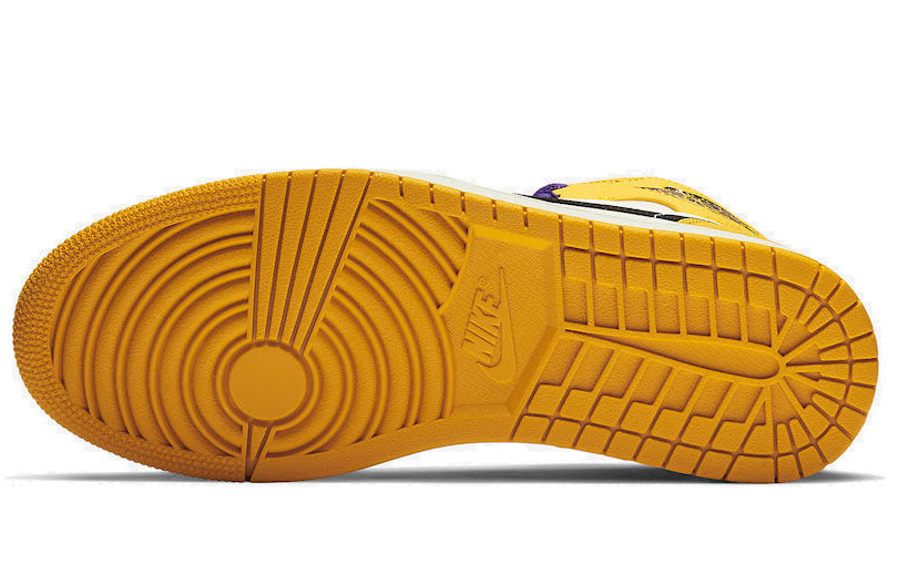 Air Jordan 1 Mid  Lakers Gold - Air Jordan 1 Mid  Lakers Gold - Jordan 1s - AIR Jordan 1