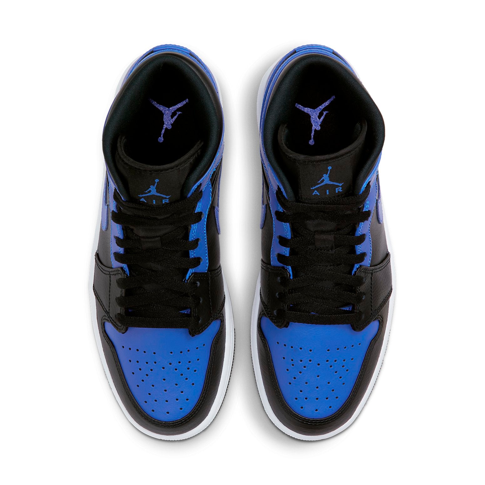 Air Jordan 1 Mid  Hyper Royal Black - Air Jordan 1 Mid  Hyper Royal Black - Jordan 1s - AIR Jordan 1