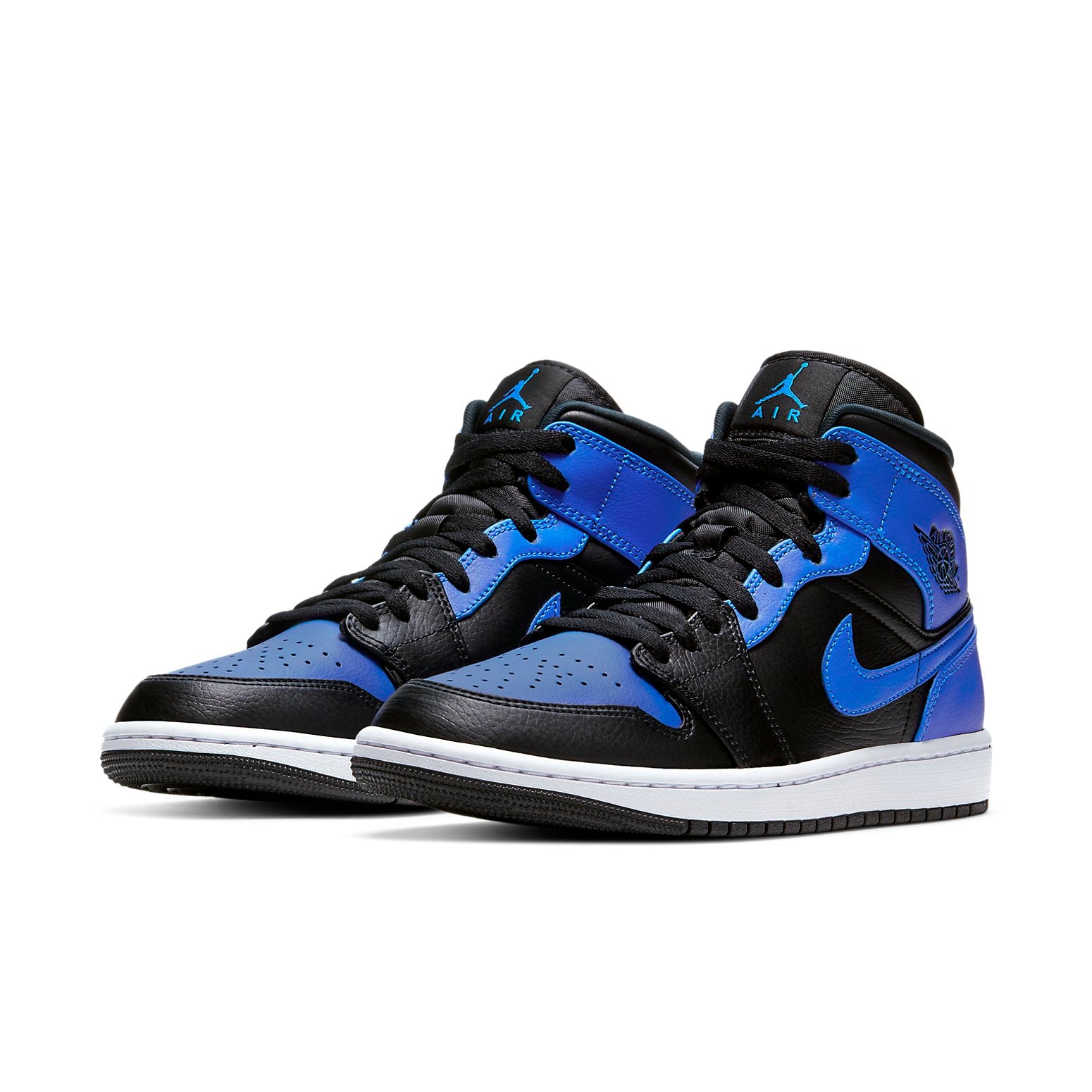 Air Jordan 1 Mid  Hyper Royal Black - Air Jordan 1 Mid  Hyper Royal Black - Jordan 1s - AIR Jordan 1