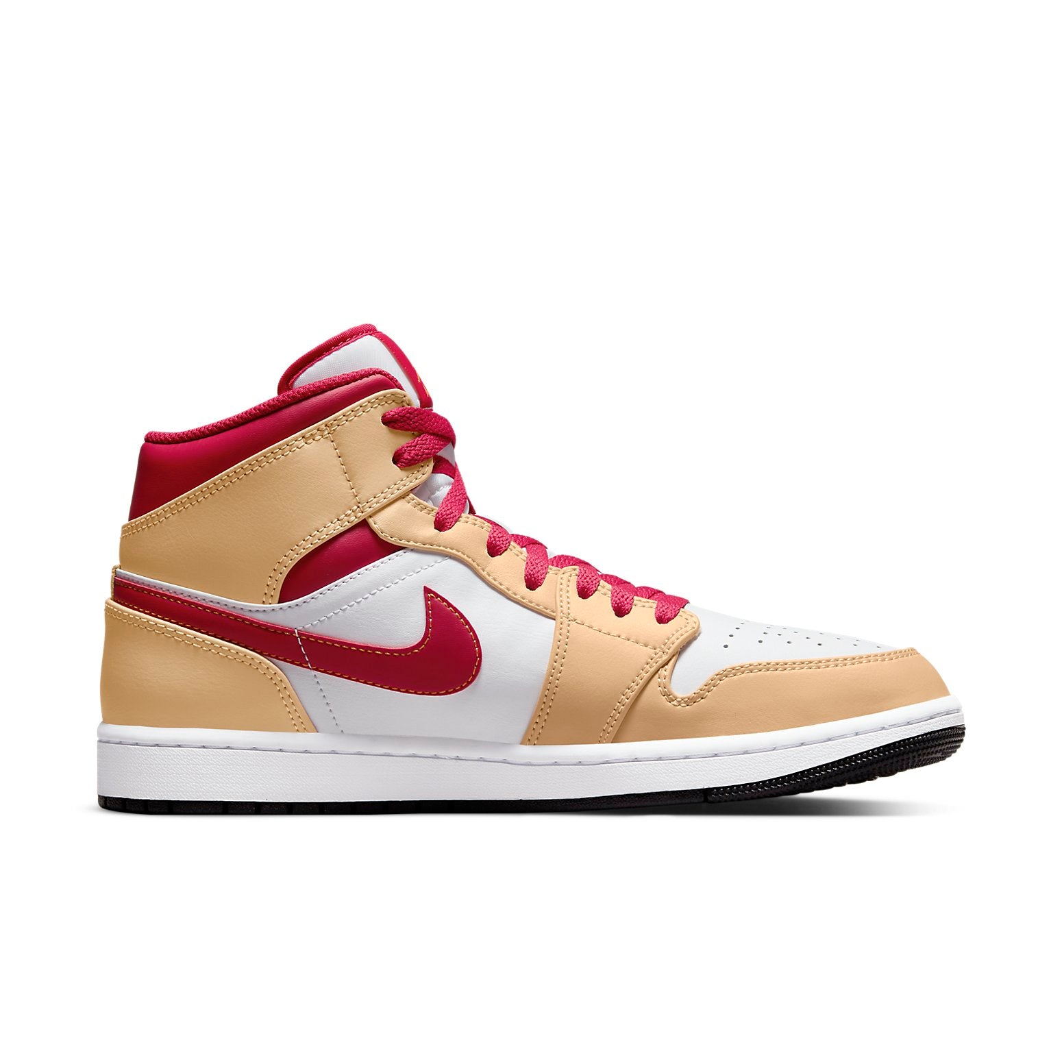 Air Jordan 1 Mid  Light Curry Cardinal Red - Air Jordan 1 Mid  Light Curry Cardinal Red - Jordan 1s - AIR Jordan 1