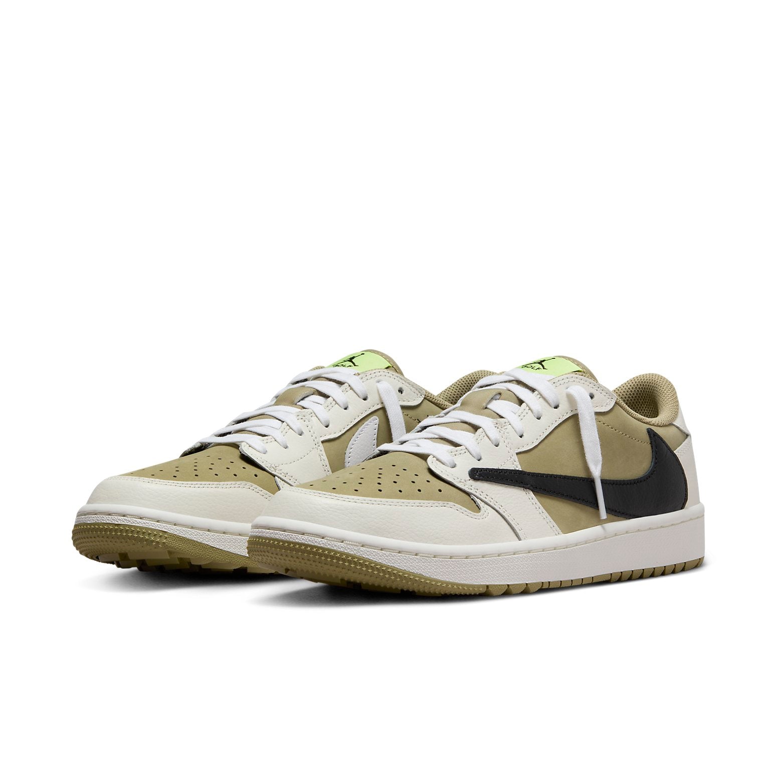 Air Jordan 1 Low Golf x Travis Scott  Olive - Air Jordan 1 Low Golf x Travis Scott  Olive - Jordan 1s - AIR Jordan 1