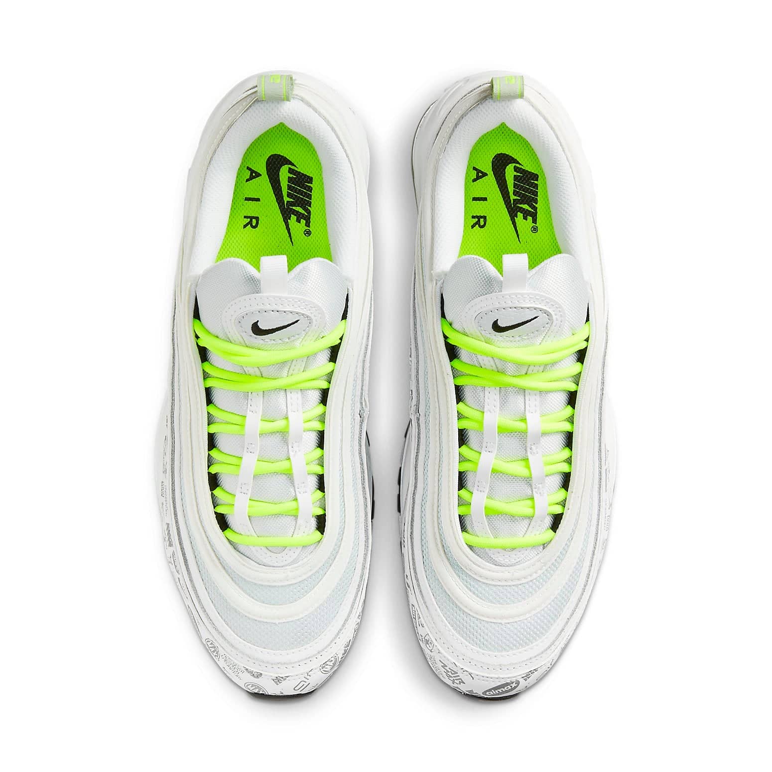 Nike Air Max 97  Reflective Logo White Volt - Nike Air Max 97  Reflective Logo White Volt - Jordan 1s - AIR Jordan 1