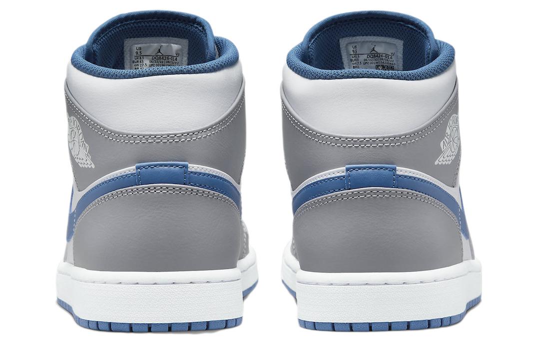 Air Jordan 1 Mid  Cement Grey True Blue - Air Jordan 1 Mid  Cement Grey True Blue - Jordan 1s - AIR Jordan 1