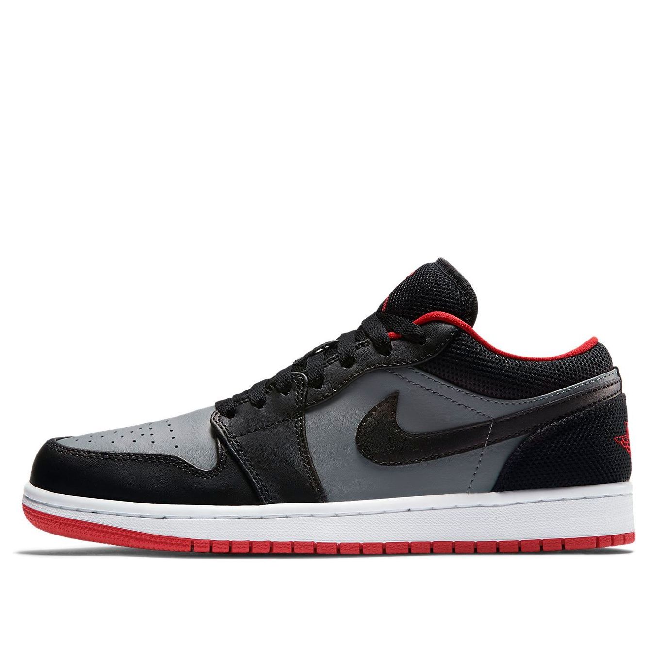 Air Jordan 1 Retro Low  Black Red Grey - Air Jordan 1 Retro Low  Black Red Grey - Jordan 1s - AIR Jordan 1