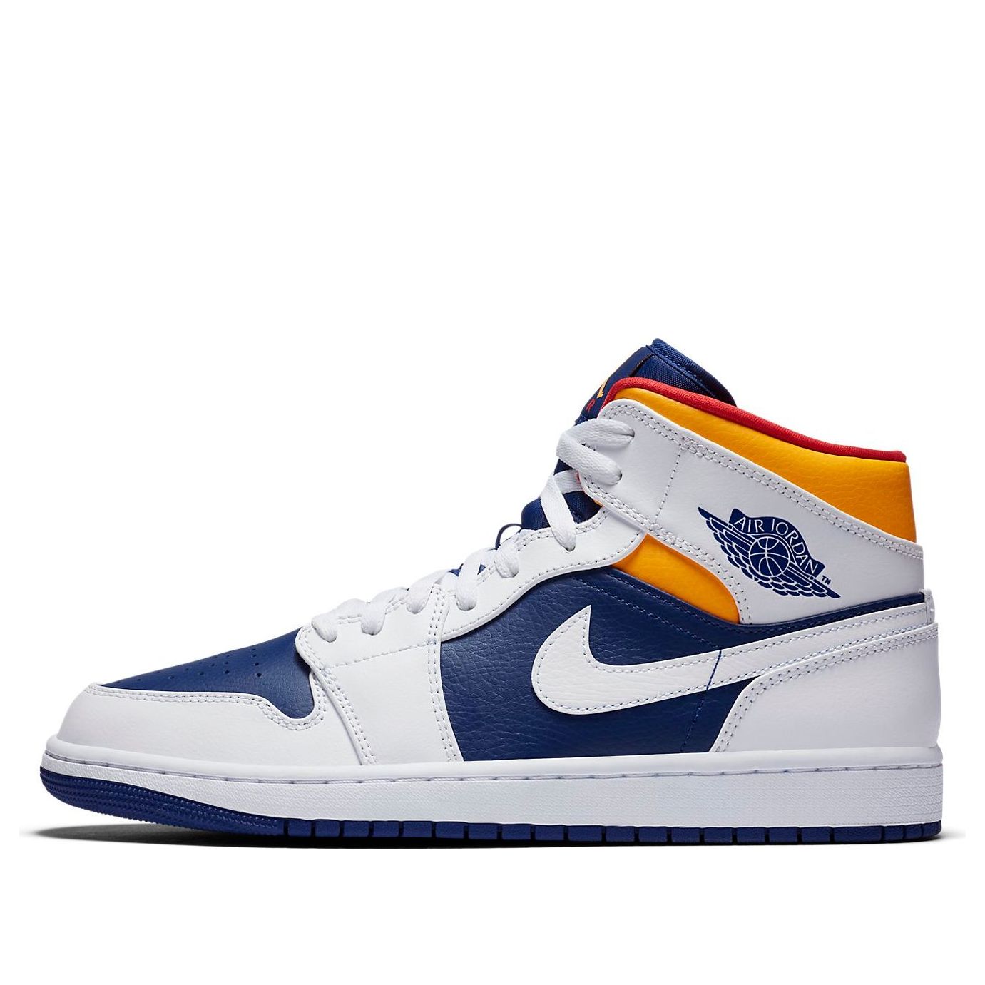 Air Jordan 1 Mid  White Deep Royal Blue - Air Jordan 1 Mid  White Deep Royal Blue - Jordan 1s - AIR Jordan 1