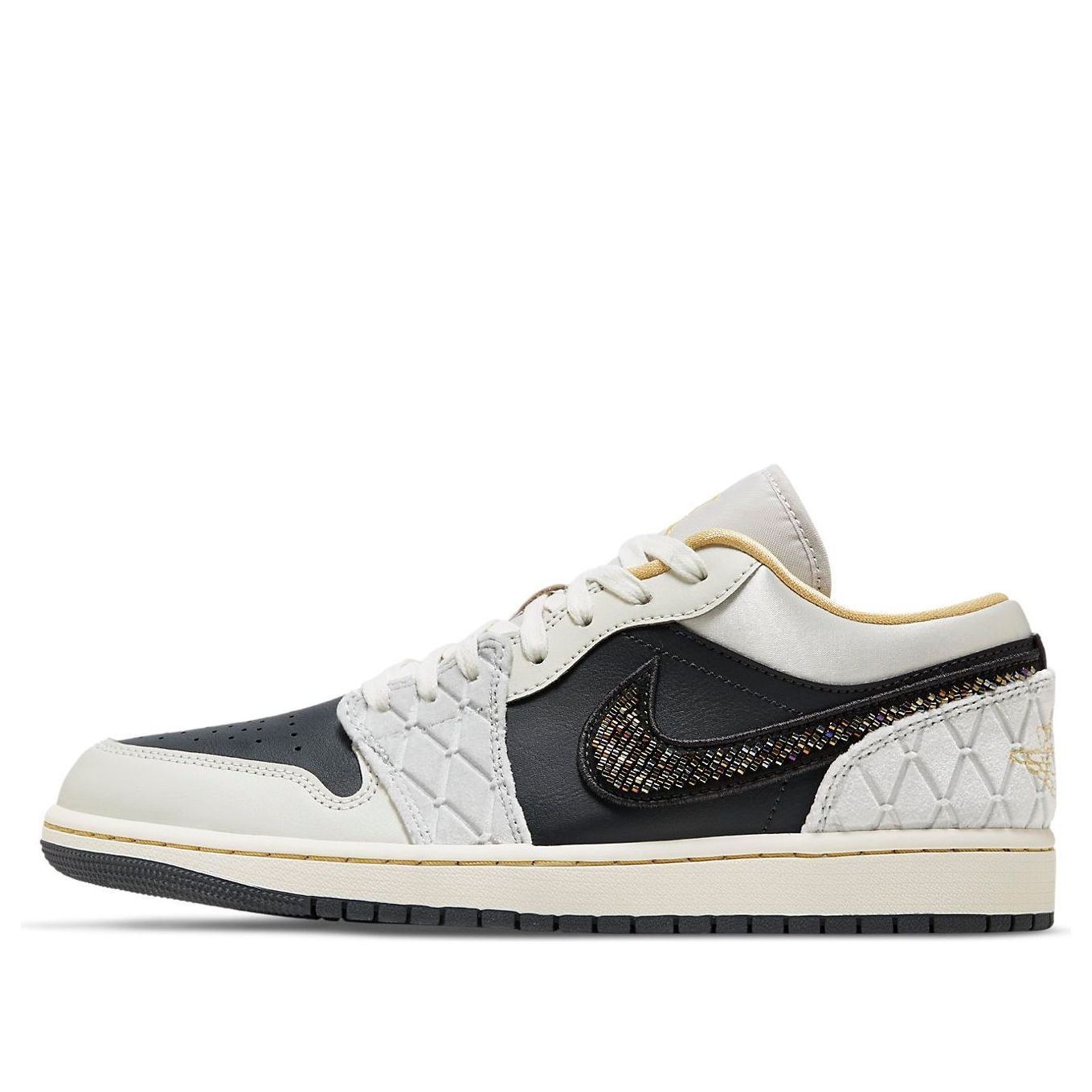 Air Jordan 1 Low SE  Beaded Swoosh - Air Jordan 1 Low SE  Beaded Swoosh - Jordan 1s - AIR Jordan 1