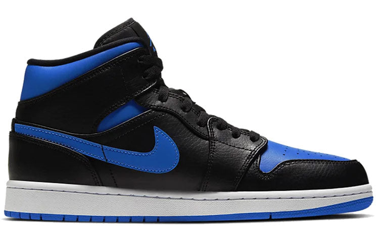 Air Jordan 1 Mid  Black Hyper Royal - Air Jordan 1 Mid  Black Hyper Royal - Jordan 1s - AIR Jordan 1