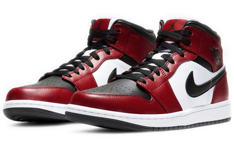Air Jordan 1 Mid  Chicago Black Toe - Air Jordan 1 Mid  Chicago Black Toe - Jordan 1s - AIR Jordan 1