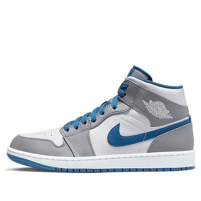Air Jordan 1 Mid  Cement Grey True Blue - Air Jordan 1 Mid  Cement Grey True Blue - Jordan 1s - AIR Jordan 1