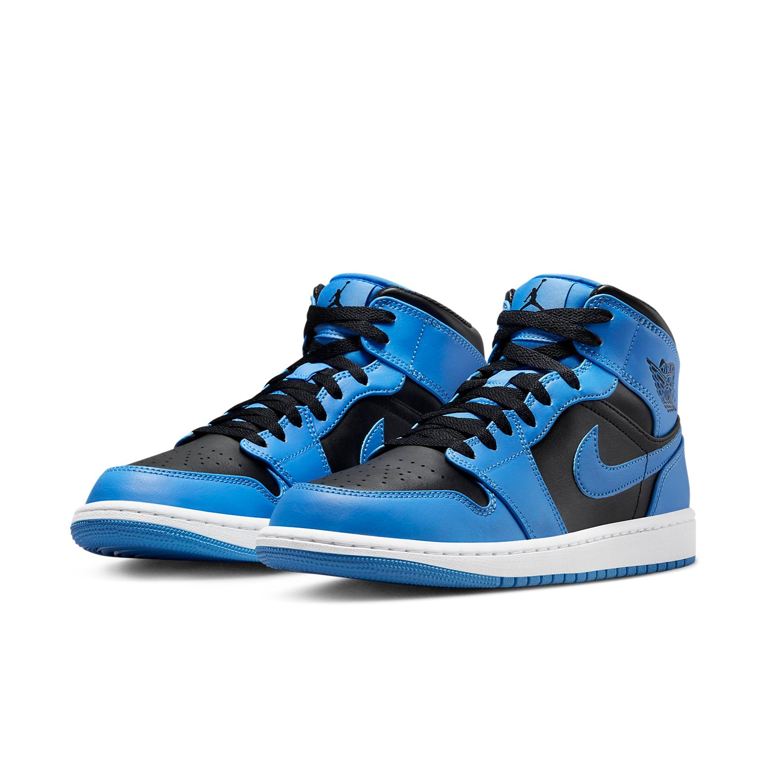 Air Jordan 1 Mid  University Blue Black - Air Jordan 1 Mid  University Blue Black - Jordan 1s - AIR Jordan 1