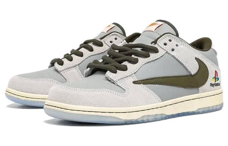 Nike x Travis Scott x PlayStation Dunk Low  Grey White - Nike x Travis Scott x PlayStation Dunk Low  Grey White - Jordan 1s - AIR Jordan 1