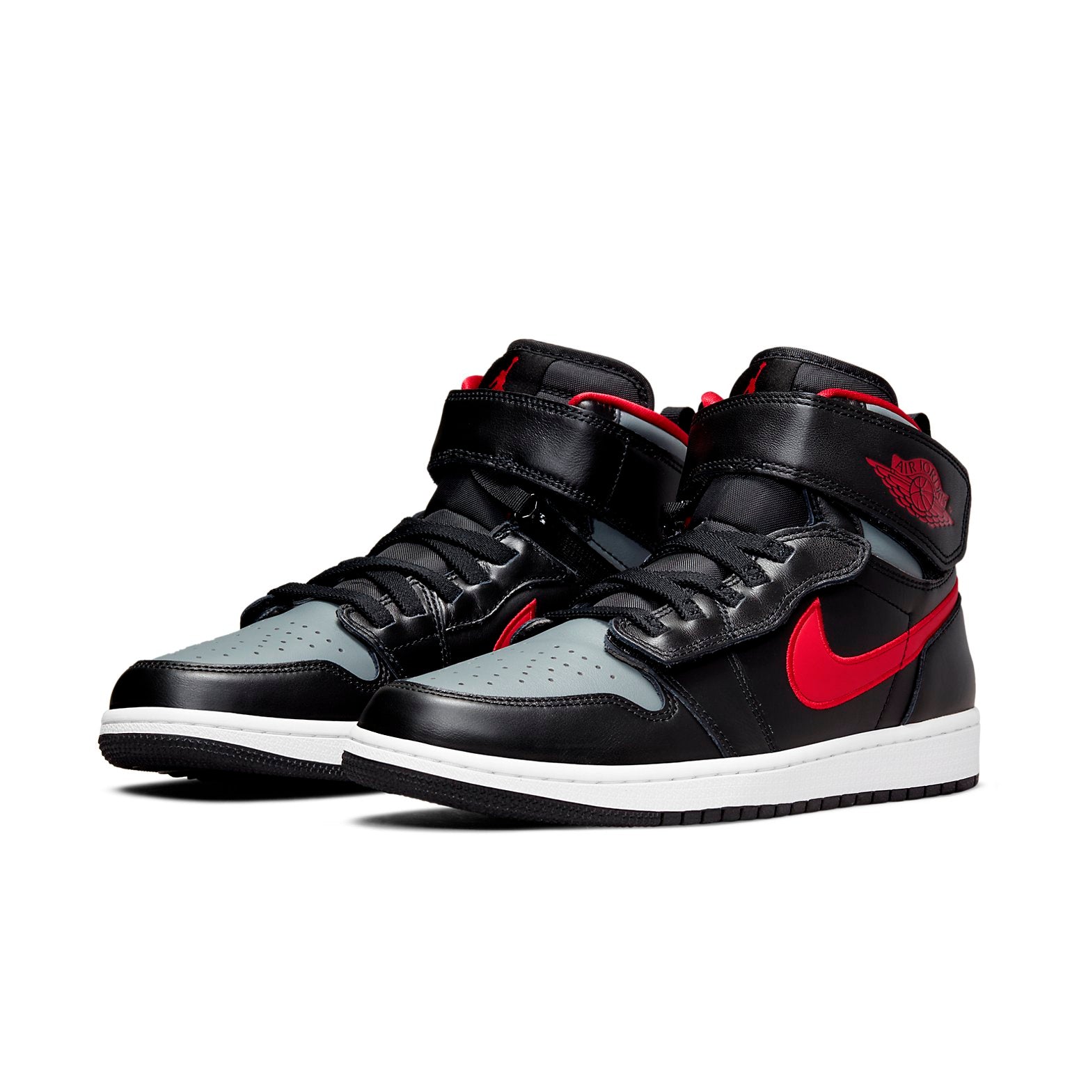 Air Jordan 1 High FlyEase  Smoke Grey Gym Red - Air Jordan 1 High FlyEase  Smoke Grey Gym Red - Jordan 1s - AIR Jordan 1