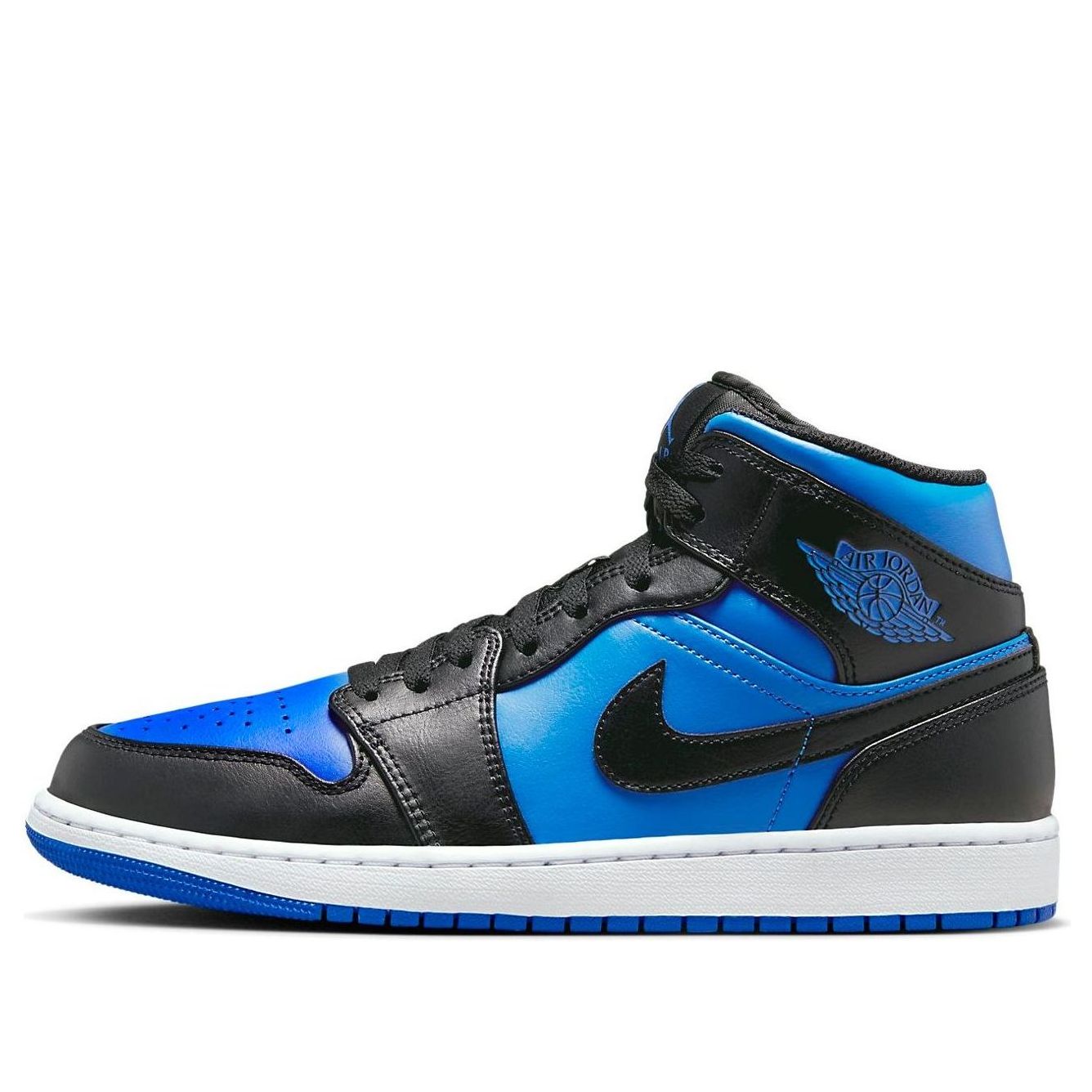 Air Jordan 1 Mid  Black Varsity Royal - Air Jordan 1 Mid  Black Varsity Royal - Jordan 1s - AIR Jordan 1