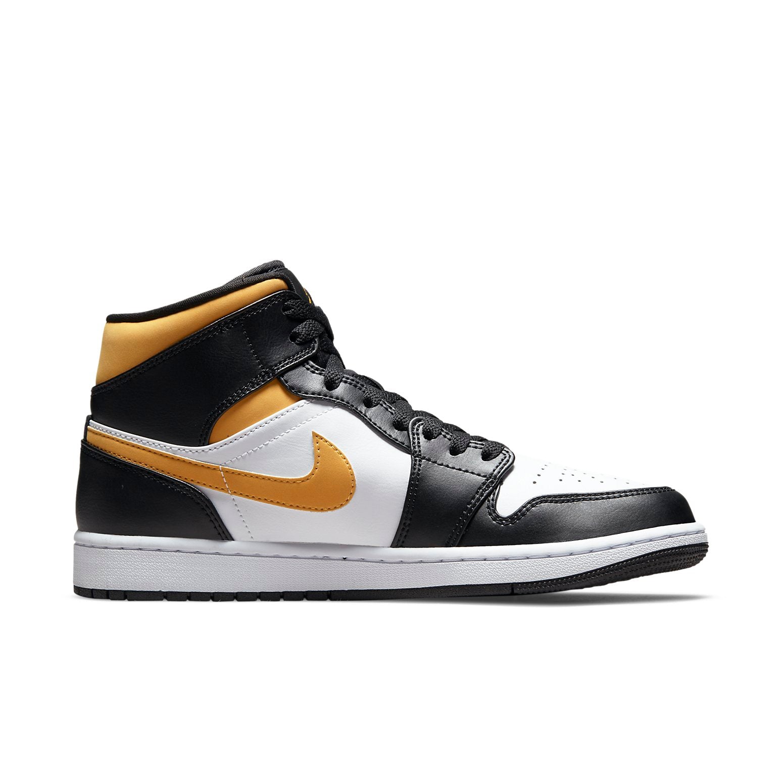 Air Jordan 1 Mid  Black University Gold - Air Jordan 1 Mid  Black University Gold - Jordan 1s - AIR Jordan 1