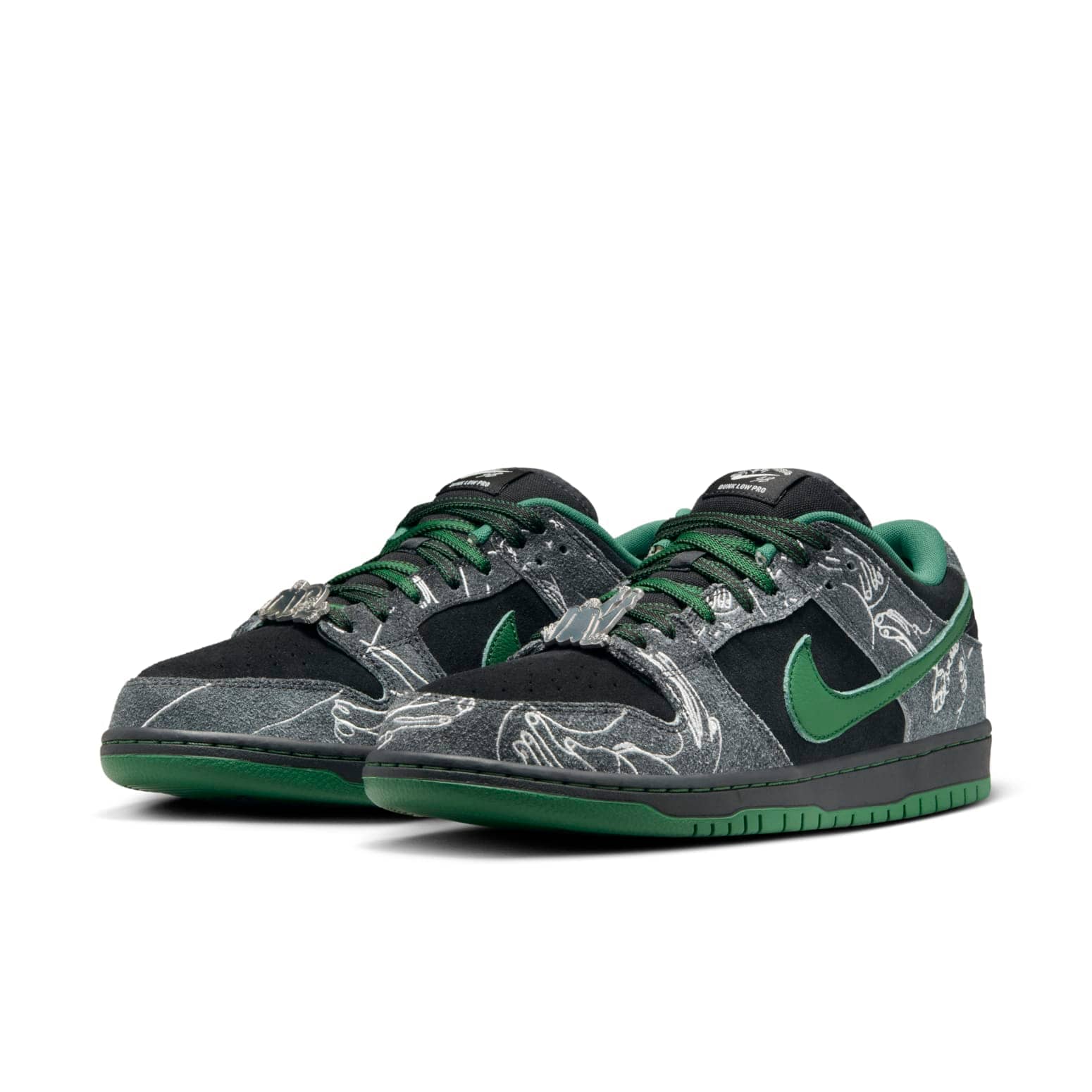 Nike x There Skateboard SB Dunk Low Pro  Anthracite Gorge Green - Nike x There Skateboard SB Dunk Low Pro  Anthracite Gorge Green - Jordan 1s - AIR Jordan 1
