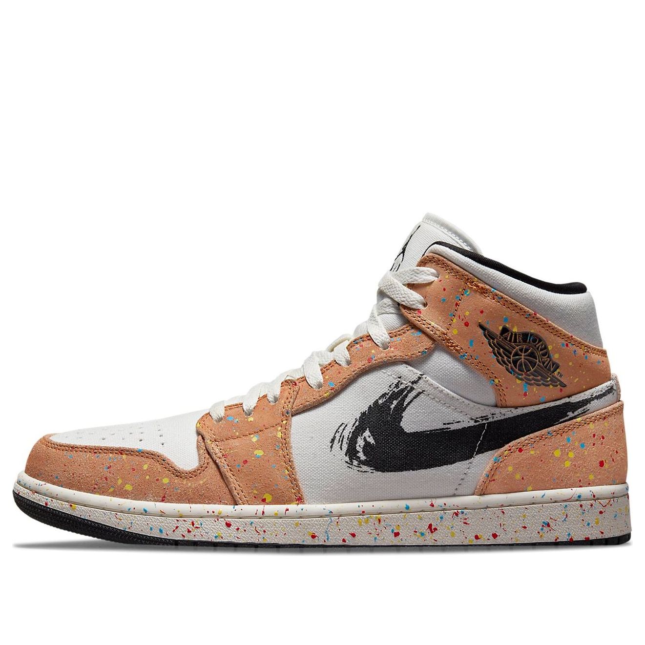 Air Jordan 1 Mid SE  Brushstroke Paint Splatter - Air Jordan 1 Mid SE  Brushstroke Paint Splatter - Jordan 1s - AIR Jordan 1