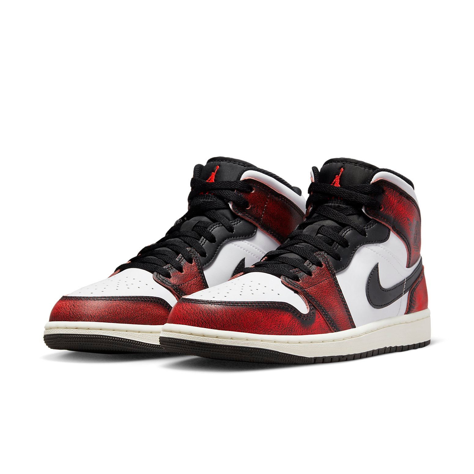 Air Jordan 1 Mid  Wear-Away Chicago - Air Jordan 1 Mid  Wear-Away Chicago - Jordan 1s - AIR Jordan 1
