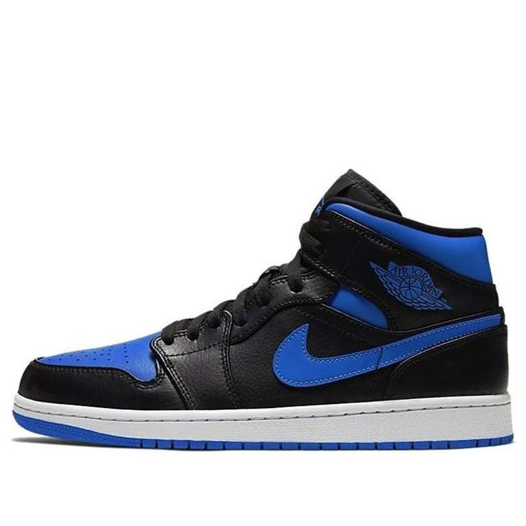 Air Jordan 1 Mid  Black Hyper Royal - Air Jordan 1 Mid  Black Hyper Royal - Jordan 1s - AIR Jordan 1